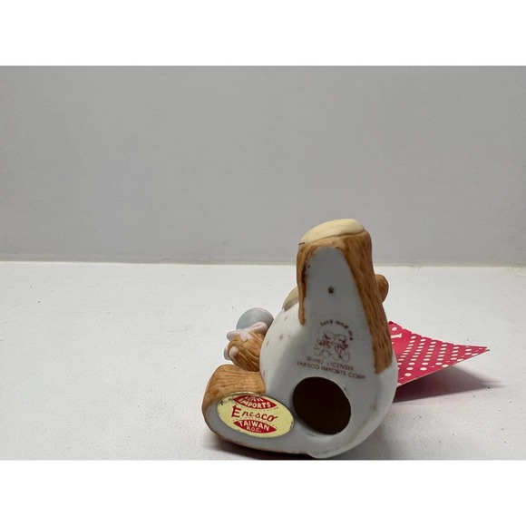 Lucy and Me VNTG 1982 Porcelain Figurine Baby Bear w/ Rattle Lucy And Me 93 NWT - Picture 4 of 5